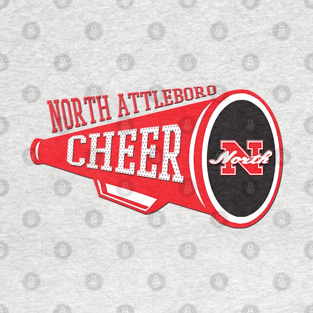 North Attleboro Cheer megaphone by ArmChairQBGraphics